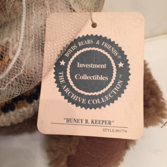 Retired Boyds Bear Huney B. Keeper Archive Collection Jointed - Picture 4 of 7